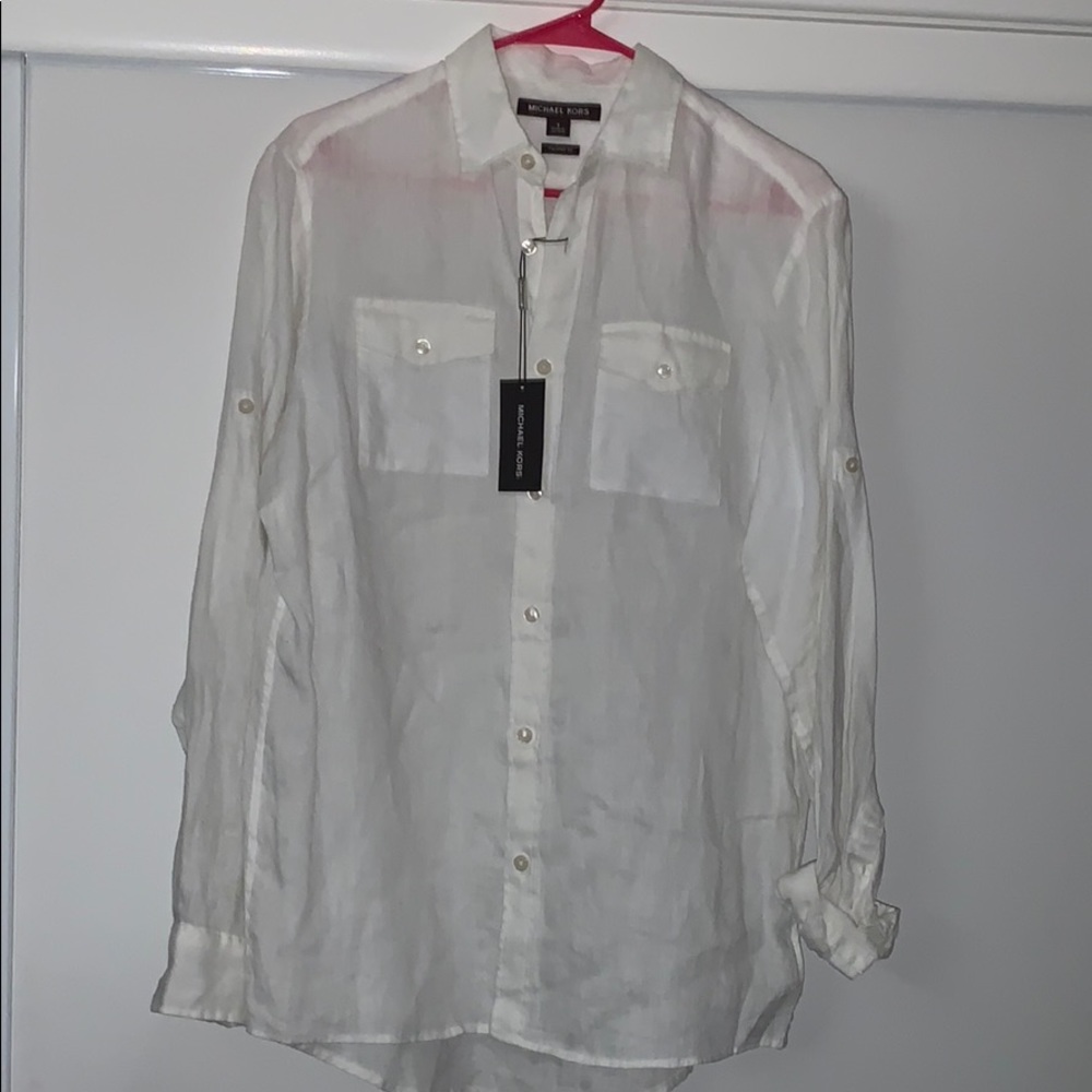 Michael kors button up shirt